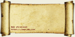 Sara Čipčić vizit kartica